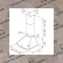 Campana Extractor Cocina Tst Linea Lanin 60 Cm Blanca Blanco