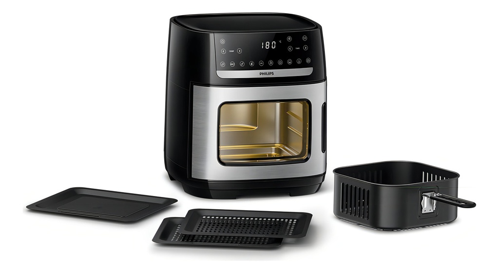 Horno Philips Freidora De Aire Ai551/07 12l Negro 1900w Negro