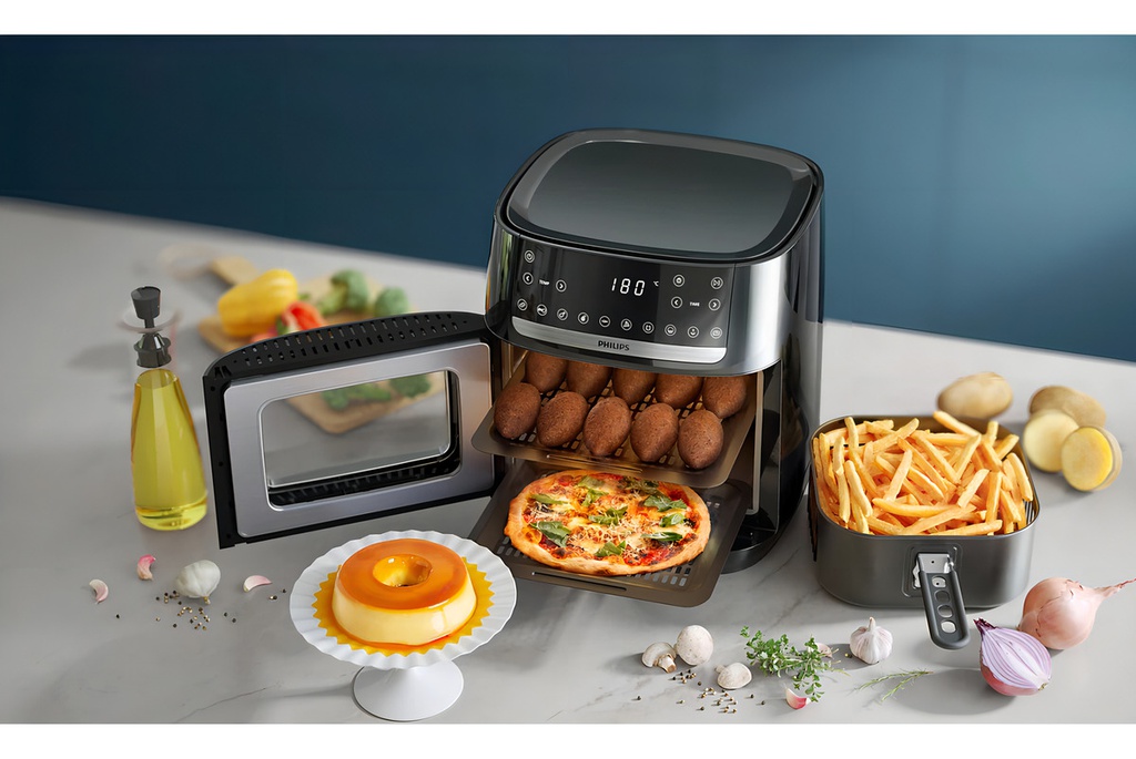 Horno Philips Freidora De Aire Ai551/07 12l Negro 1900w Negro