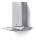 Campana Tamel 60cm  Tst Cristal Y Acero Inoxidable Plateado