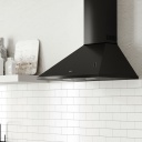 Campana Purificadora Tst Traful 60 Cm Pared Negro Negro