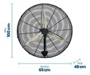 Ventilador De Pared Philco Vtip2623p 26p 180w 3 Velocidades Negro Plateado Plástico 3