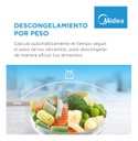 Microondas Midea Mw-dg125bar1 25l Digital C/grill Negro