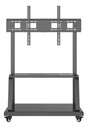 Soporte Tv De Pie Kanjihome Regulable 55 A 120 Con Ruedas Negro