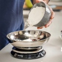 Balanza De Cocina Digital Aspen Bc210 1.8l Steel Hasta 3 Kg Acero 3 Kg