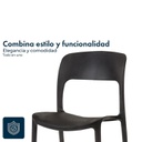 COMBO GARDENLIFE V7648 MESA SIMIL PIEDRA MARMOL BL + SILLA NINA x4 UND NG