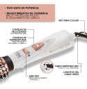 Cepillo Secador Bellissima Gh18 1100 5en1 Italia Drystyle Blanco/negro/dorado