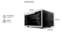 Horno Electrico Atma 91hga5021n Grill 50lts Conveccion Negro