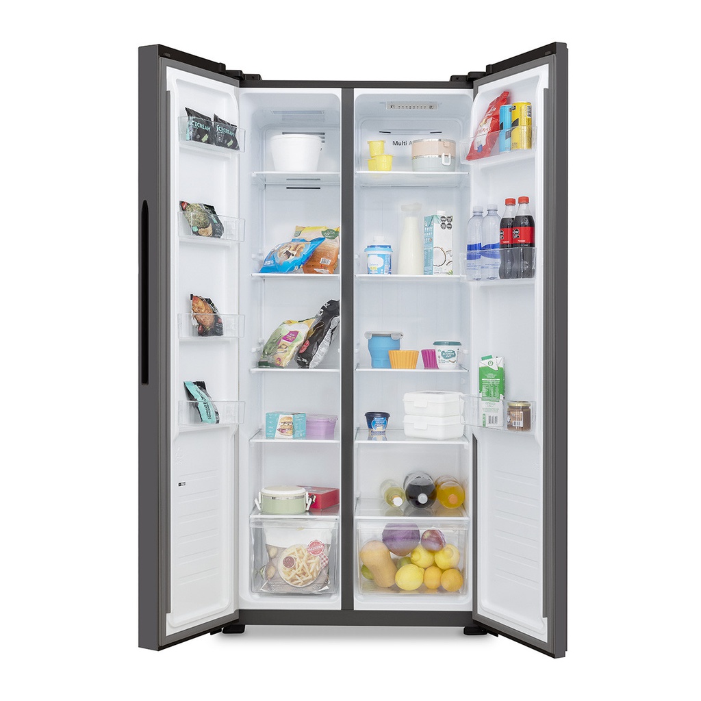 HELADERA PHILCO PHSB450N SBS NO FROST 428L NEGRA
