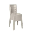 SILLA PLASTICA RIMAX BARU TAUPE 12966-XP