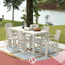 MESA PLASTICA RIMAX RECTANGULAR TAUPE BARU 153CM