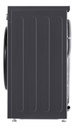 Lavarropas LG Wm65mvfs6 6,5kg Inverter Frontal Steam Negro Gris Oscuro