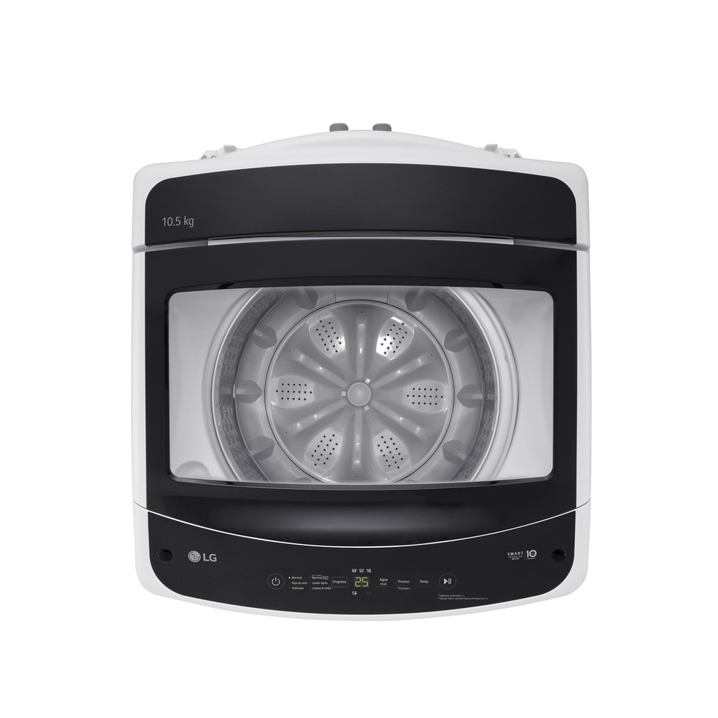 Lavarropas LG Inverter Wt11wvtb Carga Superior 10,5kg Blanco Blanco