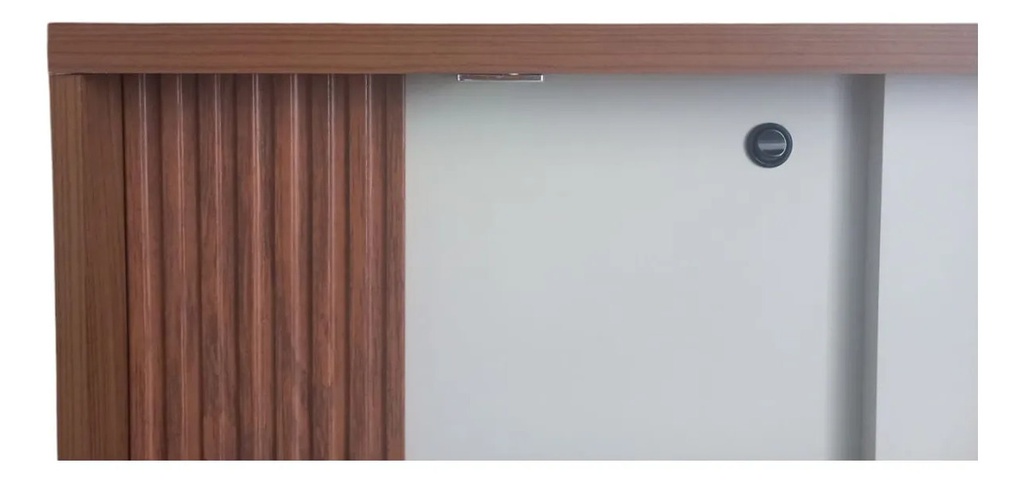 Respaldo De Sommier Santos Andirá Bourbon 2 Plazas Luz Led Jatoba/areia