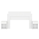 RESPALDO DE CAMA VERA CDMC300-BR BLANCO