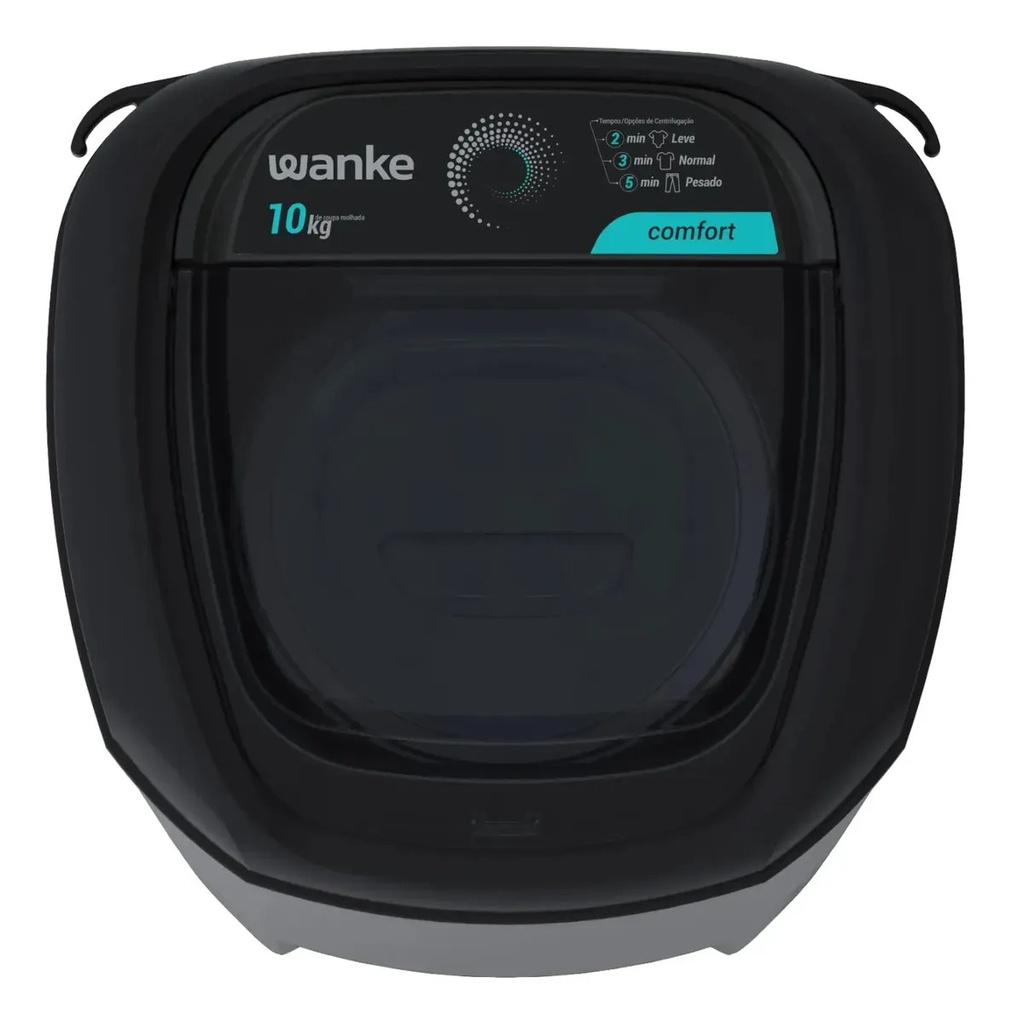 Secarropas Centrifugadora Wanke Comfort Cwat100b2026 Negro Negro