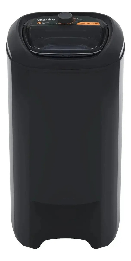 Secarropas Wanke Premium Plus 15kg Cwat150 Centrifugadora Negro