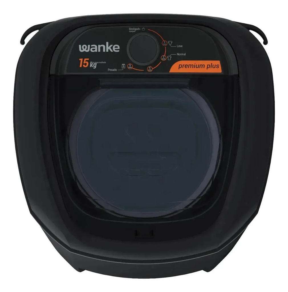 Secarropas Wanke Premium Plus 15kg Cwat150 Centrifugadora Negro