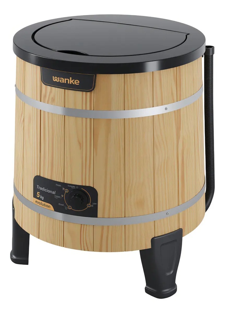 Lavarropas Semiautomático Tradicional Evolución 5kg Wanke Lwtr050aearw Ligth