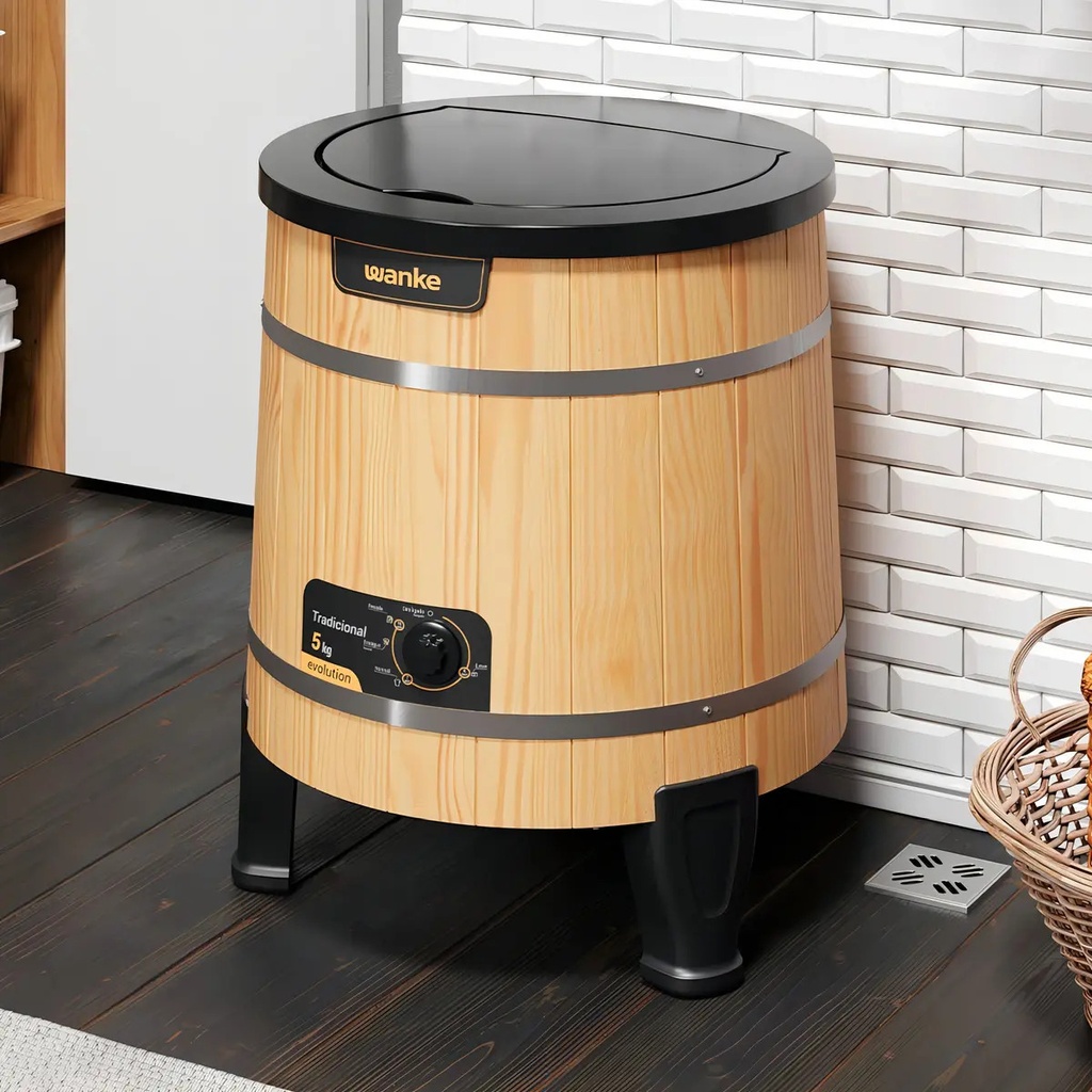 Lavarropas Semiautomático Tradicional Evolución 5kg Wanke Lwtr050aearw Ligth