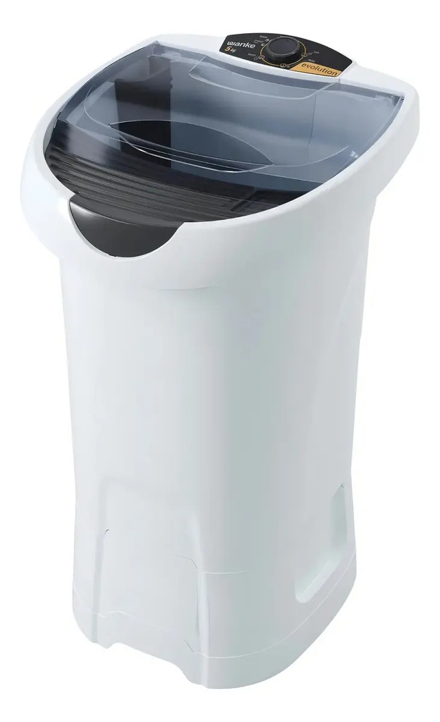 Lavarropas Semiautomático Wanke Evolution 5kg Lwli050aearw Blanco