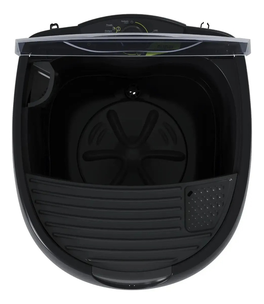 Lavarropas Wanke Semiautomático Super 6kg Lwli060tear Negro