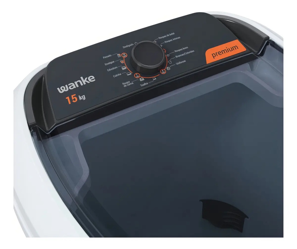 Lavarropas Wanke Semiautomatico Premium 15kg Lwbe150t3ear Blanco