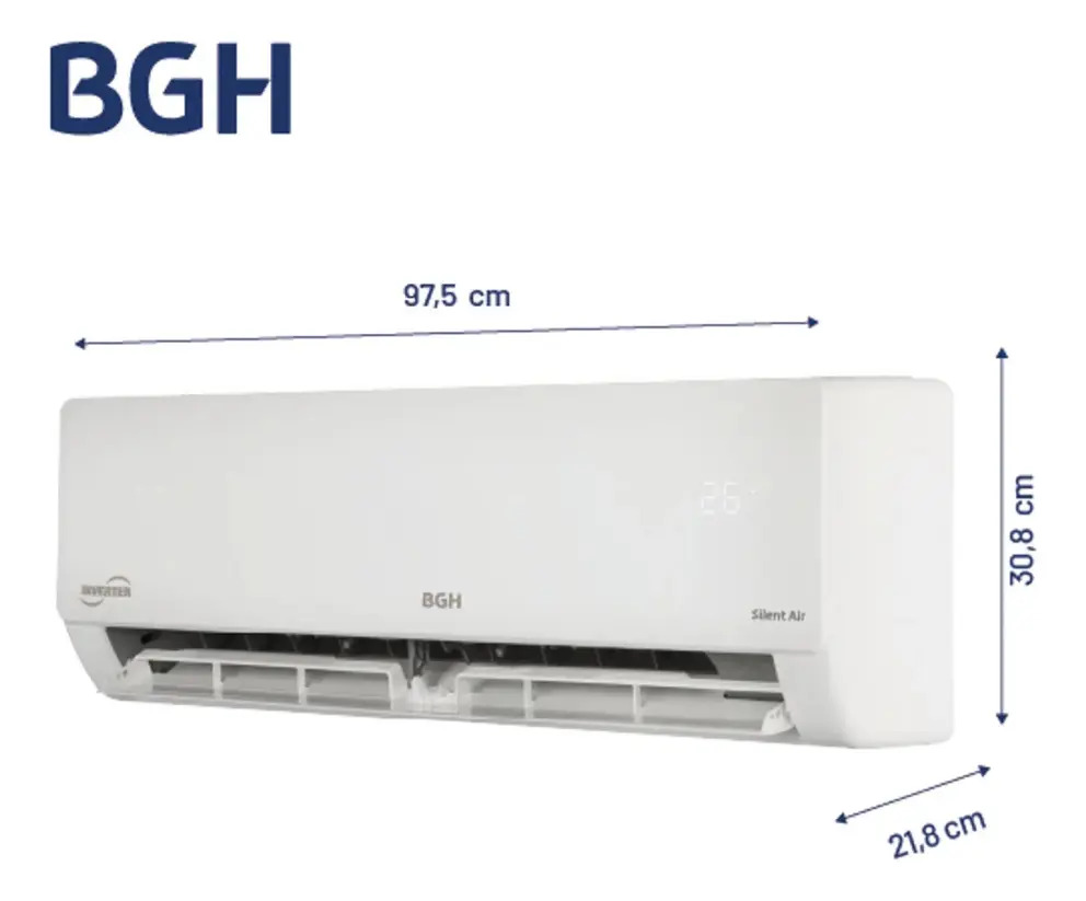 Aire Acondicionado Inverter Bgh Bsi55wcnx 5500w Frio/calor Blanco