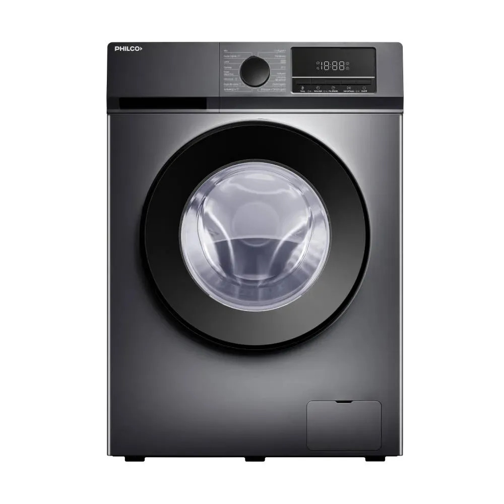 Lavarropas Philco Phlf111dgn2 Inverter 11kg Frontal Gris Gris Oscuro