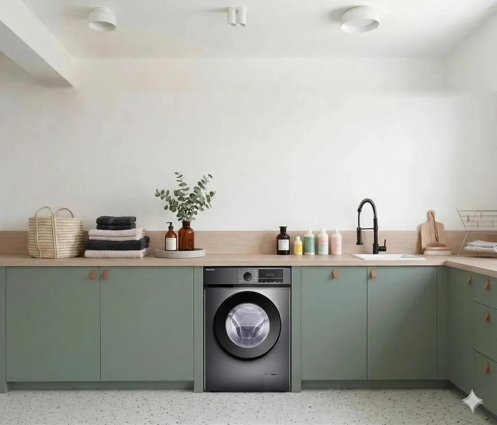 Lavarropas Philco Phlf111dgn2 Inverter 11kg Frontal Gris Gris Oscuro