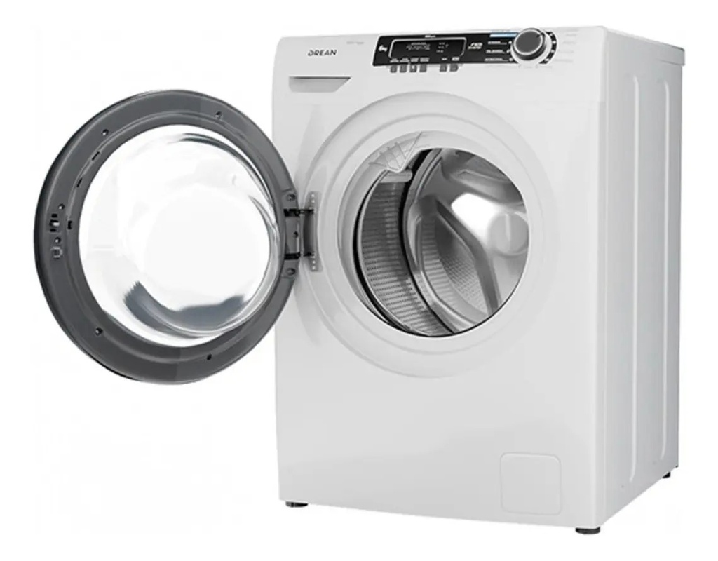 Lavarropas Automatico Lcfdr0608lb0 6kg Frontal Blanco Blanco