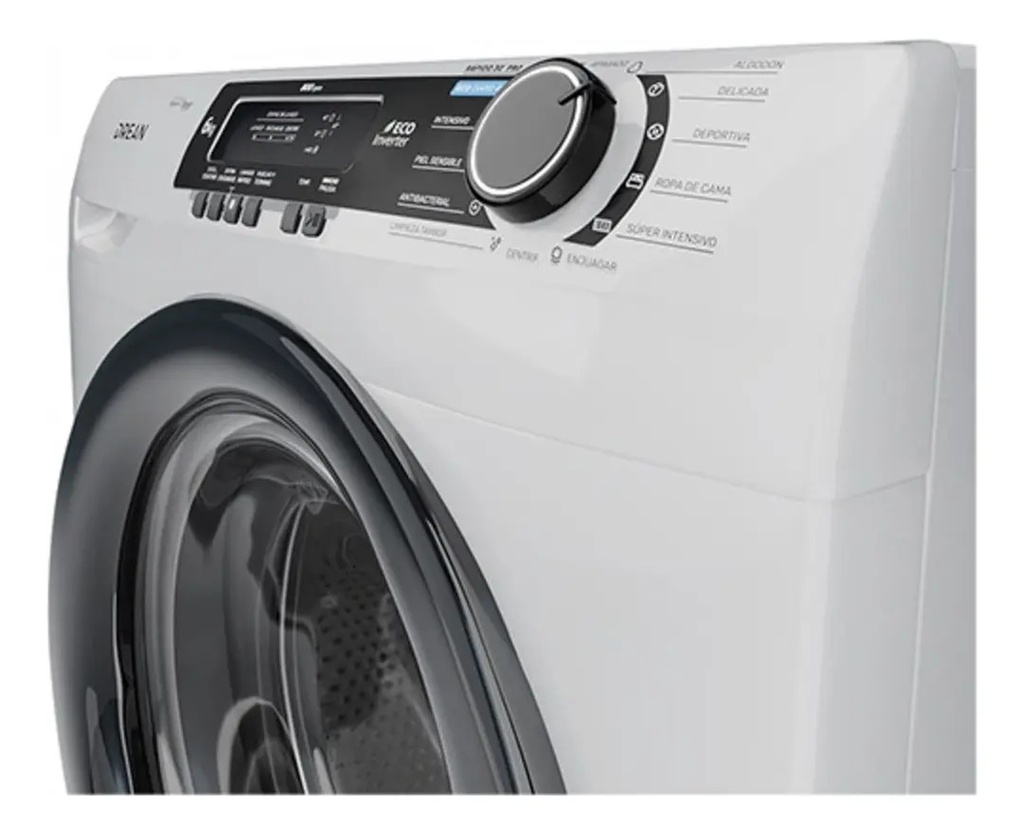 Lavarropas Automatico Lcfdr0608lb0 6kg Frontal Blanco Blanco