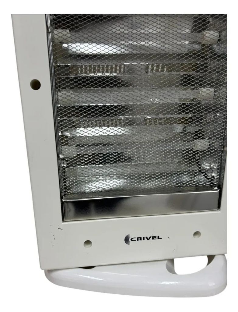 Estufa Halogena Crivel H3-ost 3 Tubos 1400w Oscilante Blanco