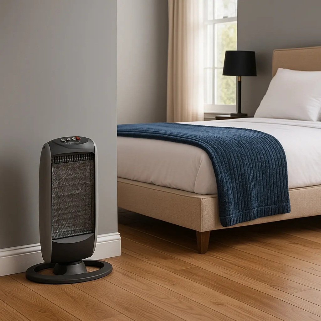 Estufa Halogena Magiclick C1003 1200w Oscilante Gris