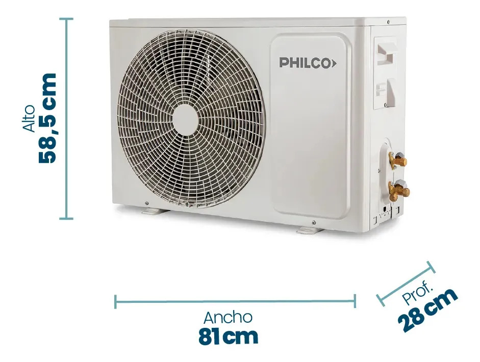 Aire Acondicionado Philco Phs60ha4cn Split 6300w Frio/calor Blanco