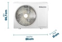 Aire Acondicionado Philco Phs80hc4bn 8000w Frio/calor Blanco