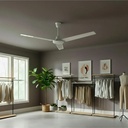 Ventilador Philco De Techo 56  Vtep5619p Sin Luz Blanco 1.422 M 50 Blanco Acero Galvanizado 3