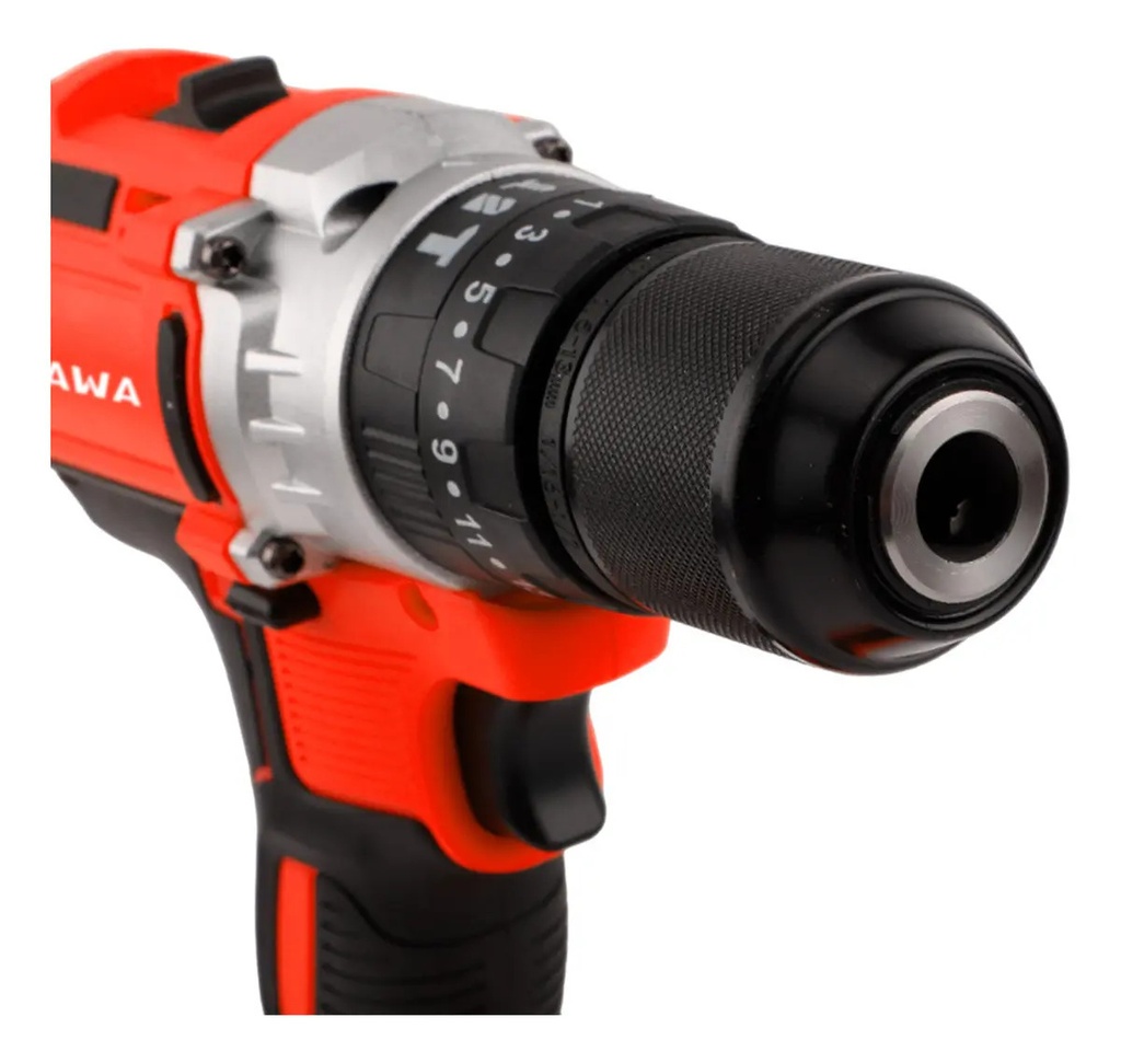 Taladro Percutor Miyawa Mil-tp13 13mm 1420rpm Ion Litio 18v Rojo 50 Hz