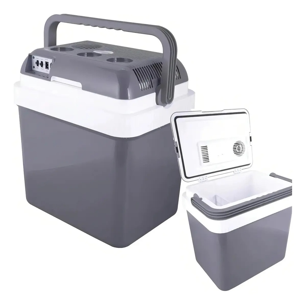 Conservadora Electrica Kushiro Cw-32a Frio/calor 32l Gris Gris