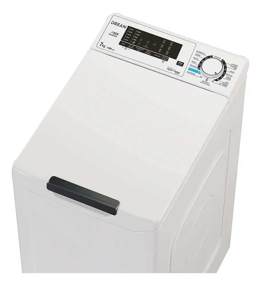 Lavarropas Carga Superior Ecoinverter 7 Kg 1400 Rpm Blanc... Blanco