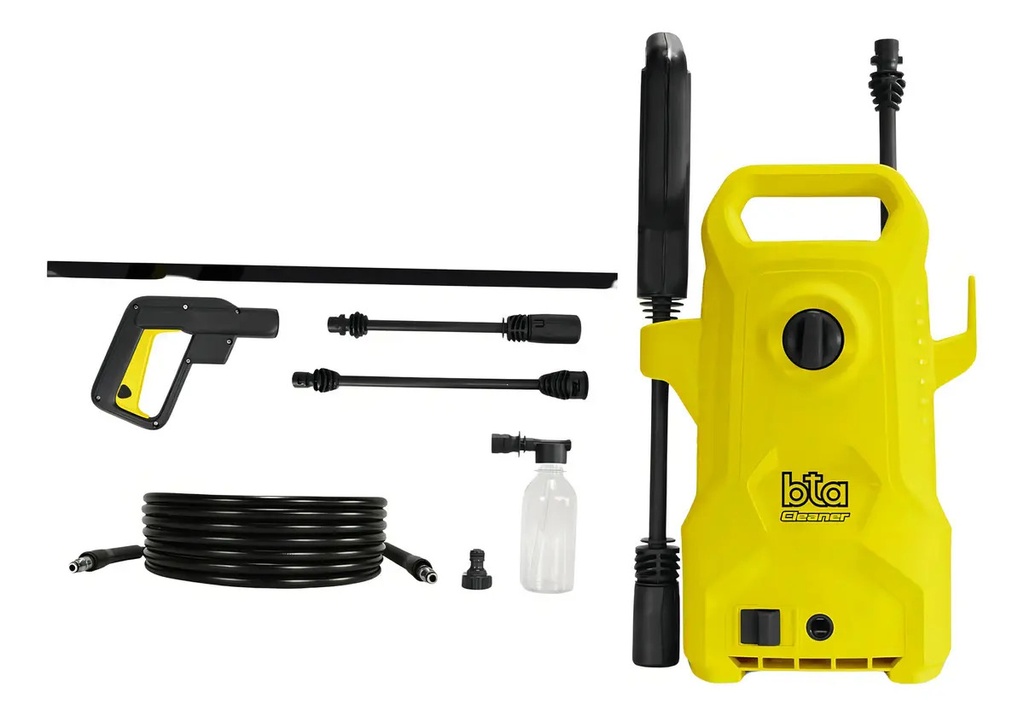 Hidrolavadora 105 Bar 1400w Bta 841020 Bt105 Lanza Y Mang. Amarillo 50