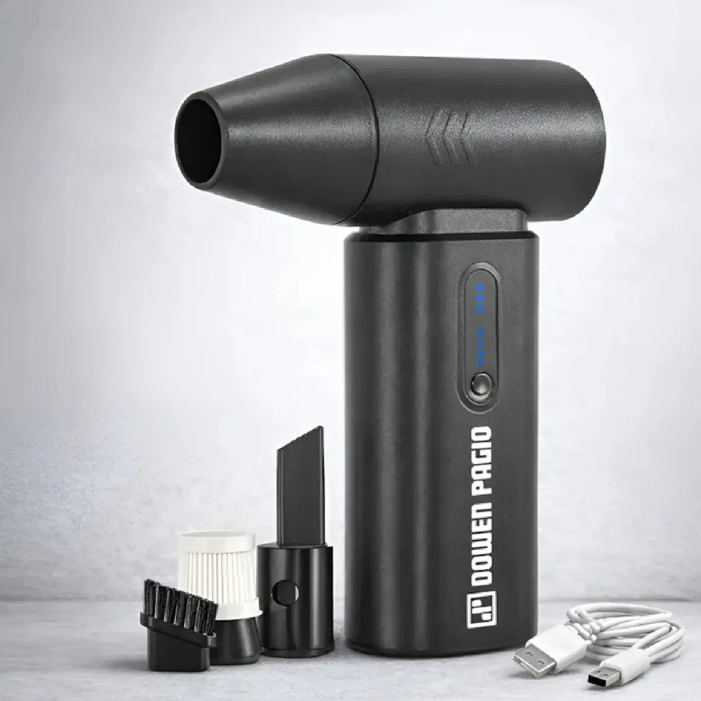 Mini Soplador De Aire Potente 8.4v Dowen Pagio Negro Negro
