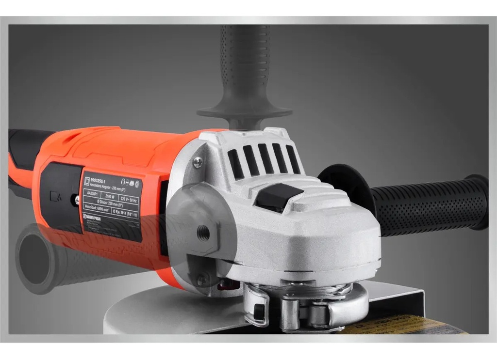 Amoladora Angular 2100 W 230 Mm Dowen Pagio 9993250.1 Naranja/negro 50 Hz