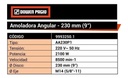 Amoladora Angular 2100 W 230 Mm Dowen Pagio 9993250.1 Naranja/negro 50 Hz
