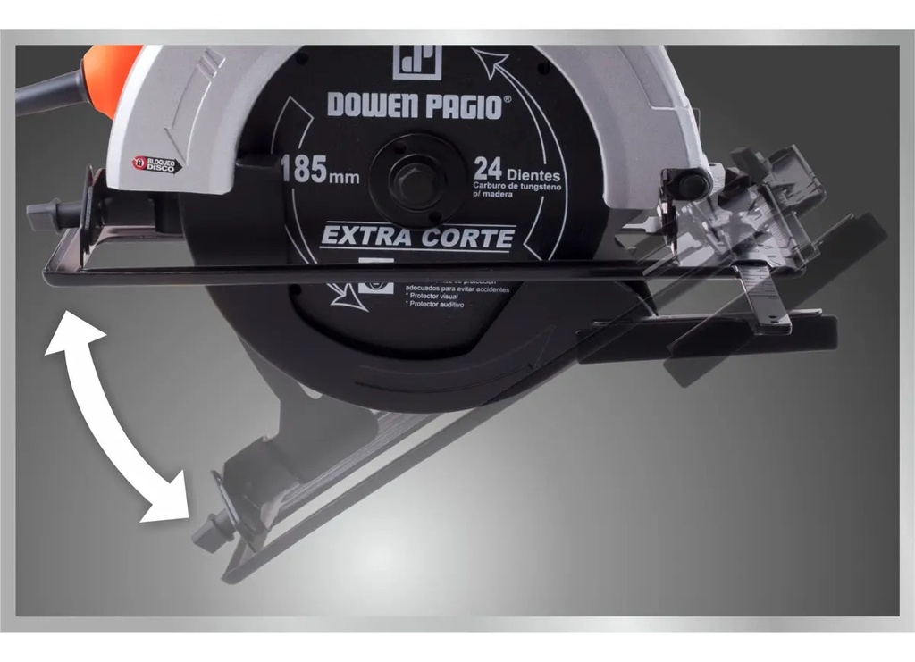 Sierra Circular 185 Mm 1500w Dowen Pagio 9993622.1 50 Hz Naranja 50 Hz