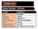 Sierra Circular 185 Mm 1500w Dowen Pagio 9993622.1 50 Hz Naranja 50 Hz