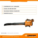 Soplador A Batería Lusqtoff Spl13-8bk Inalámbrico Brushless Naranja