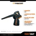 Sopladora Aspirador Lusqtoff Spl2.6-9bk Inalámbrico Negro