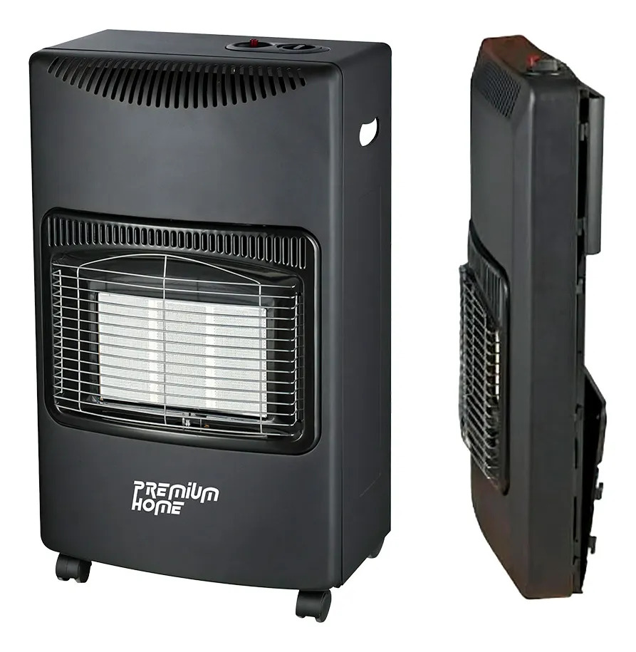 Estufa Garrafera Premium Home Plegable Negra 521 Negro