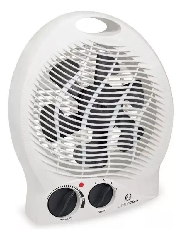 Caloventor Whitenblack Cawb01 1000/2000w Blanco Blanco